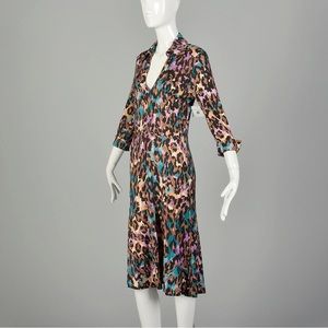 Diane Von Furstenberg Wrap Dress Animal Print - Size 2